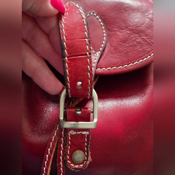 Genuine Italian Leather Backpack - Small main image 5